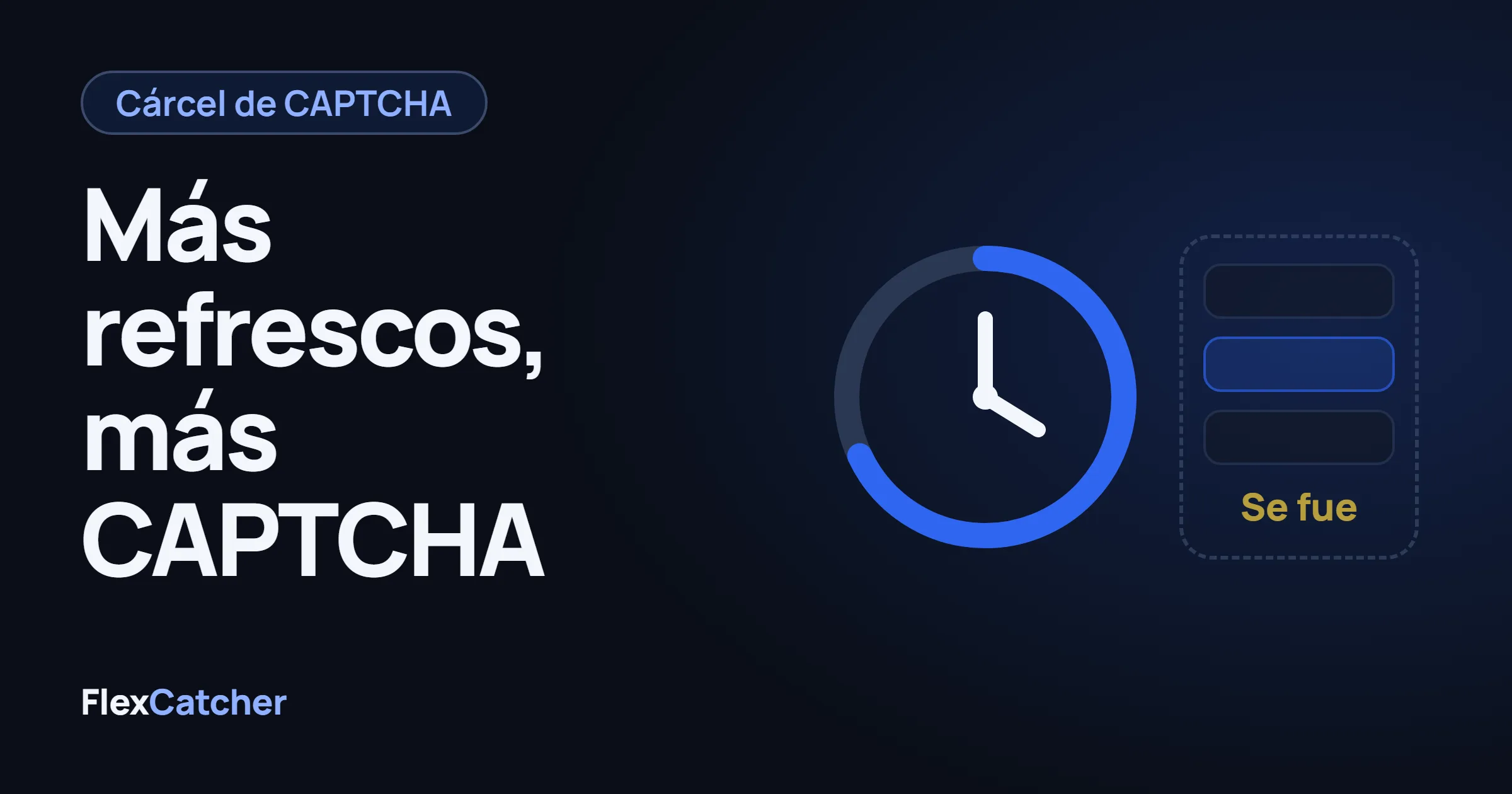 Un reloj junto a una tarjeta de oferta que se desvanece.